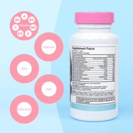 Dr. Talbot's Mom Prenatal Multi-Vitamin Daily Supplement - Folic Acid, Iron, Vitamins, and More - 60 Tablets