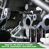 70940 3-Piece Tap Socket Set, 5/8" 11/16" 3/4" #9#10#11