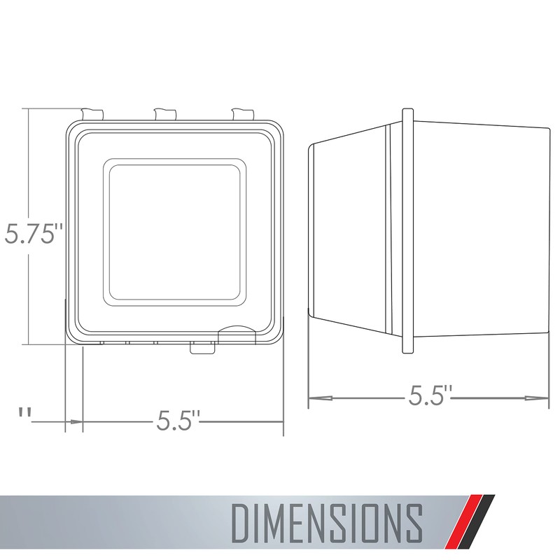 TayMac MM7440C 4.75-in. Deep Outdoor Box, UFAST 55-in-1, Rated NEMA