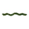 Nearly Natural 9ft. Christmas Pine Artificial Garland with 50 Warm