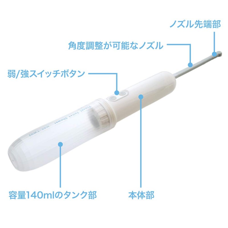 miyosi Travelers 専科 Motorized toraberutoiresyawa – White MBK – TW02/WH