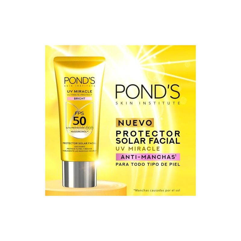 Pond Protector Solar Facial Fps Miracle Bright Anti Manchas Niasorcinol