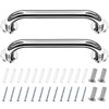 OFKPO 2 Pack Grab Bar Rail for Bathroom, 30cm Curved