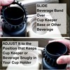 Gadjit Beverage Bands Car Cup Holder Adapter - Stop On-The-Go