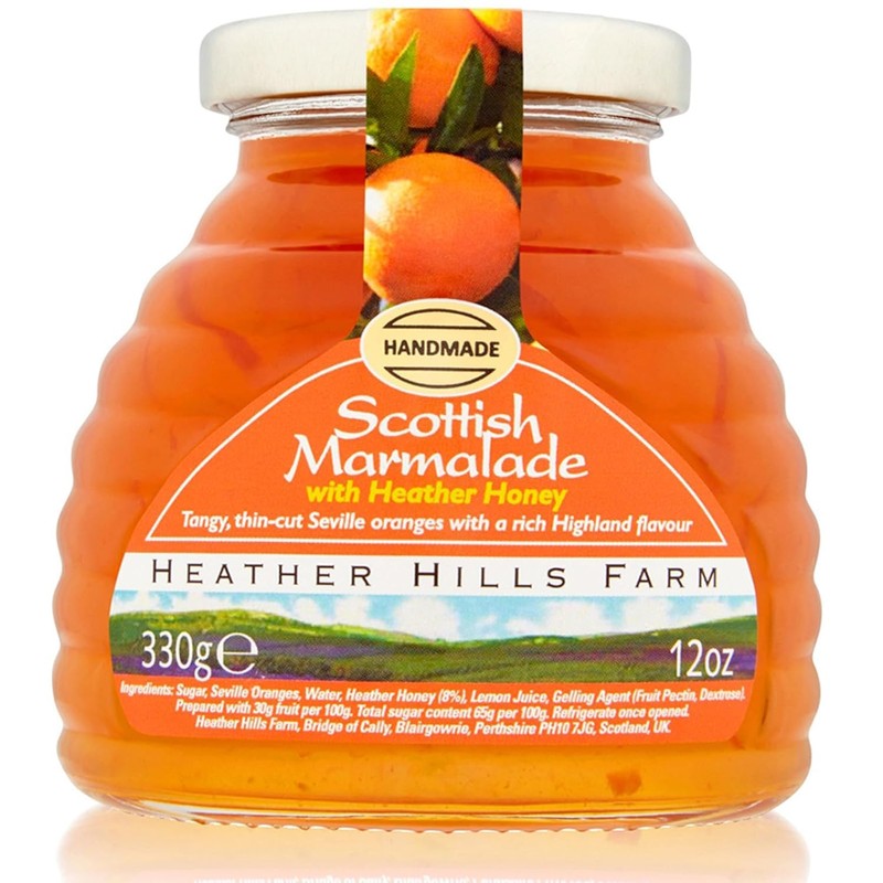 Heather Hills Farm Scottish Marmalade Jam with Heather Honey |