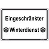 Sign Restricted Winter Service Notice Sign 300 x 200 mm