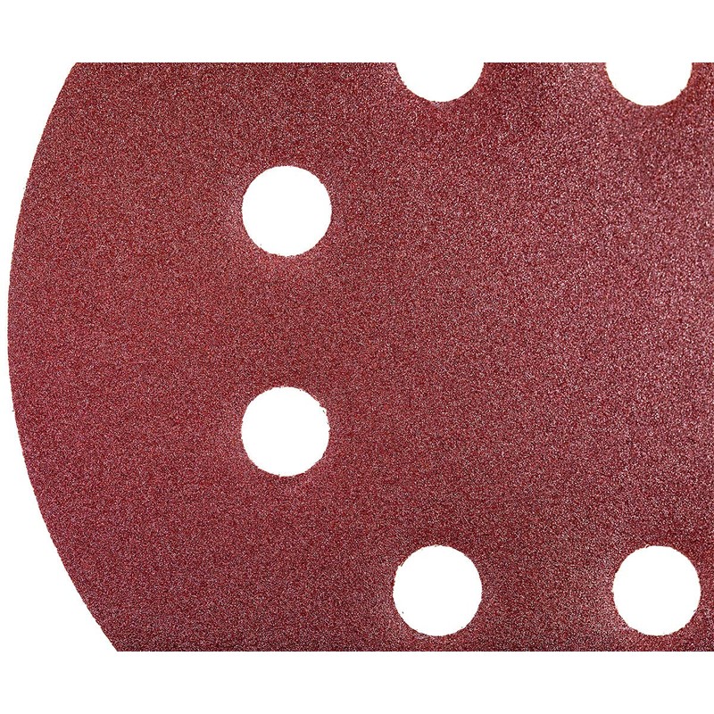 YoiYee 320 Grit Sanding Discs Pads, 8 Holes, 125mm/5-inch Hook