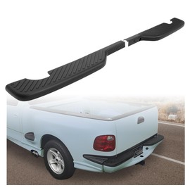 HECASA Rear Bumper Step Pad Compatible with 1997-2004 Ford F150 F250 Heritage Flareside Plastic(PP) Black