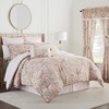 Waverly Peony Gardens 4 Piece Cotton Comforter Set, Embellished All