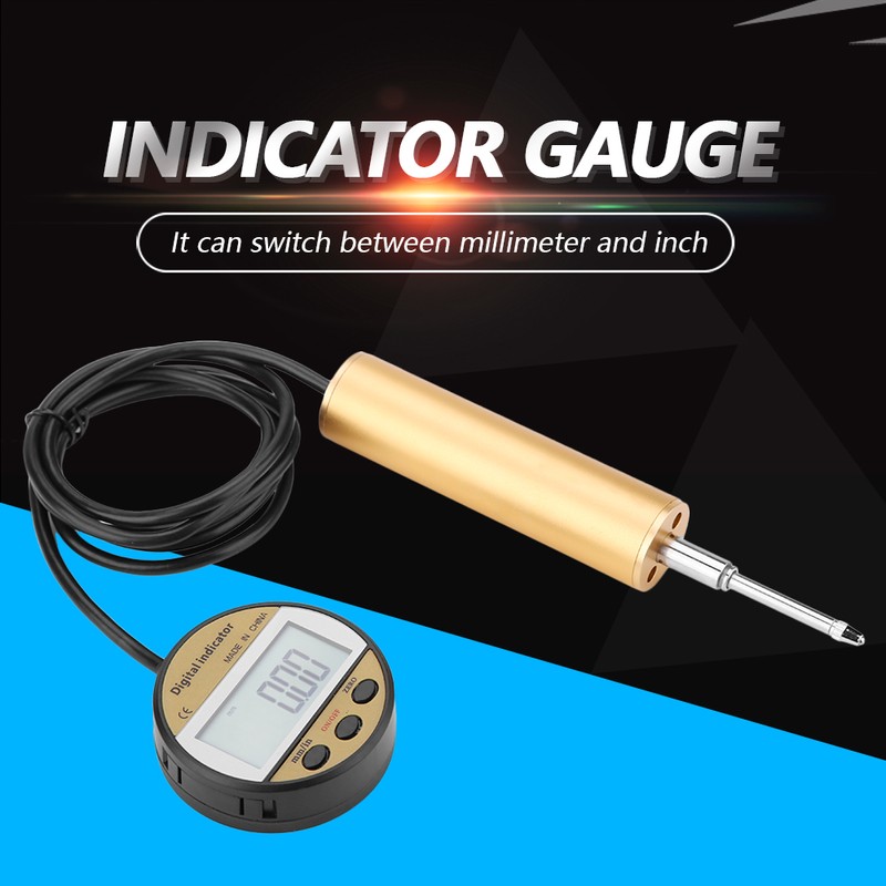 0-25.4mm 0.01mm Precise Remote Type Digital Indicator Gauge Tool ±0.03mm