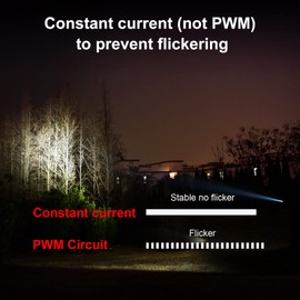 klarus XT11S 1100 Lumens Rechargeable Tactical Flashlight,Beam Reach 330m,Dual Tail Switches Handheld Flashlight with Holster