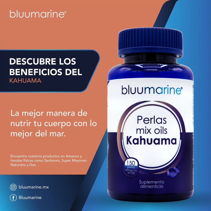 Perlas Mix Oils Kahuama Suplemento Alimenticio Bluumarine Sin Sabor