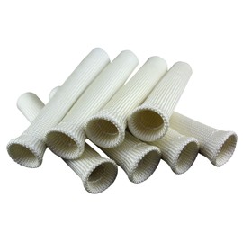 Xinhan Parts Spark Plug Protect Boot Heat Shield Thermal Protection Insulator 1 Inch ID x 6 Inches Long Pack of 8 (White)