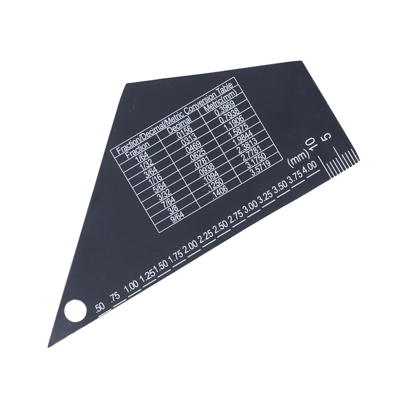 Guitar String Action Gauge Ruler Tool Stainless Steel Electric Guitar