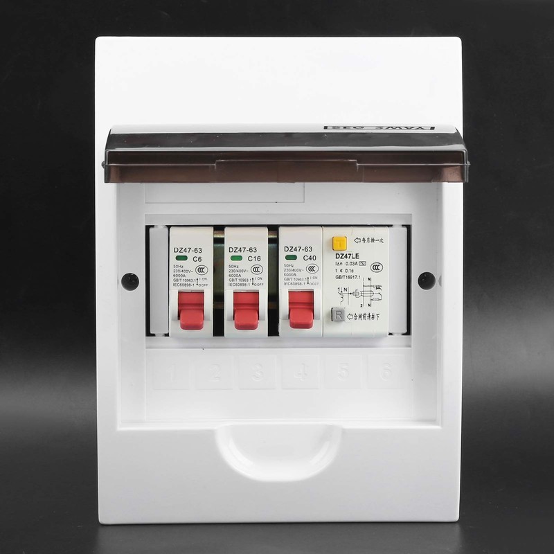 Fuse Box, Exquisite Appearance Garage Fuse Box Electric Auxiliary Material