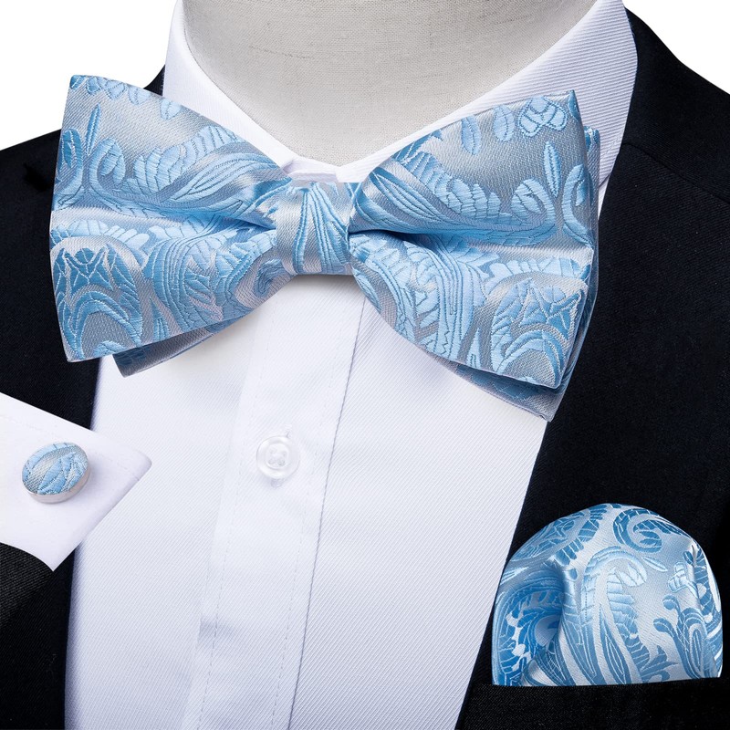 DiBanGu - Pajarita de cachemira para hombre, ajustable, con pajarita