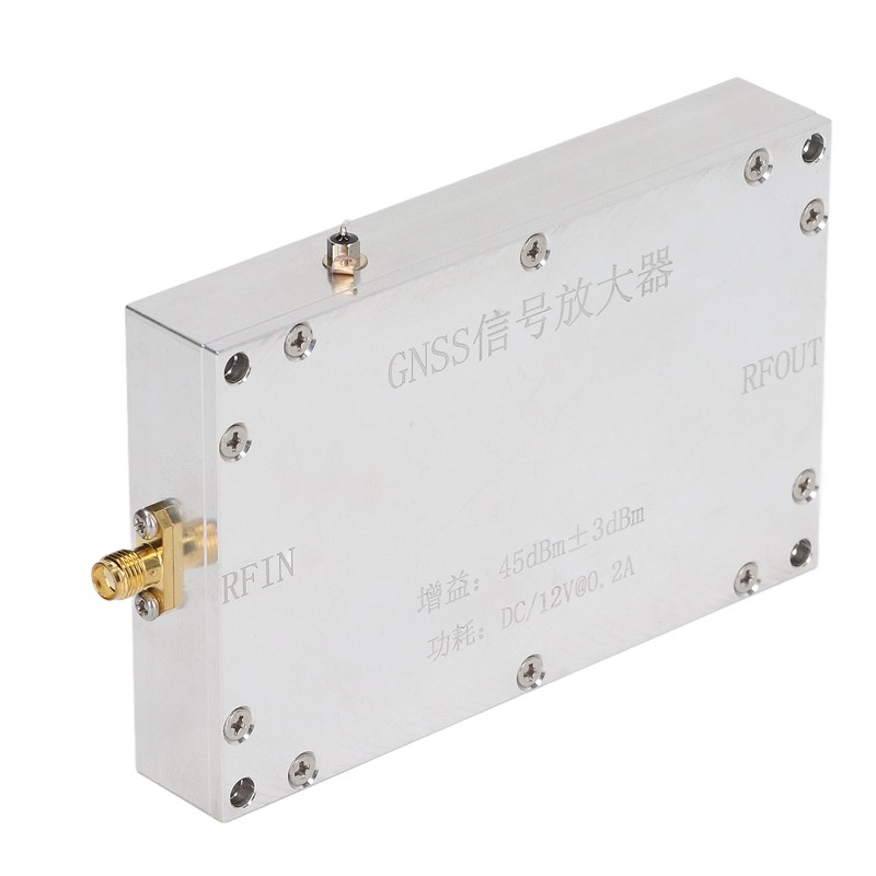 GNSS Signal Amplifier High Gain 45dbm Navigation RF Signal Booster