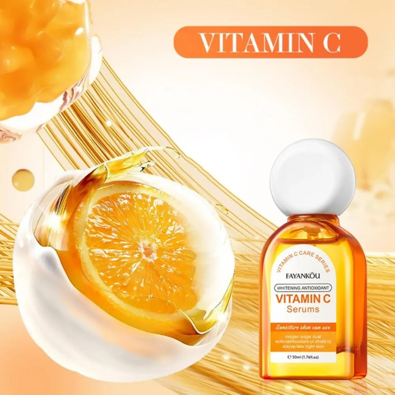 Sérum De Vitamina C: Cuidado Facial Hidratante: Ilumina La P