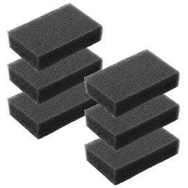 AndNE (&NE) Kitchen Sponge 6-Piece Set Made in Japan nikii Non-Deforming Sponge Kitchen Commercial Use Large Capacity Value Set 6P Black Durable Long-Lasting Foaming Foam Cutting Water Cutting