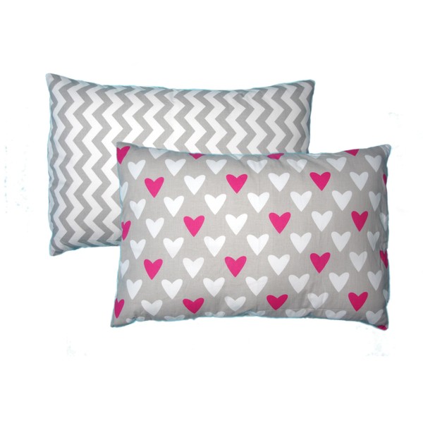 Baby Kids Toddler PILLOWCASE (60x40cm size) 2 PACK 100% cotton