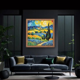 Starry Farmhouse Wall Art