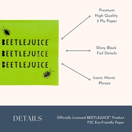 BEETLEJUICE X BONJOUR FETE SMALL NAPKINS