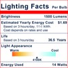 Explux Commercial-Grade LED PAR38, 120W Equivalent, 1500 Lumens, 40000 Hours,