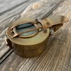 Vintage Solid Brass WWII Military Pocket Compass Gift