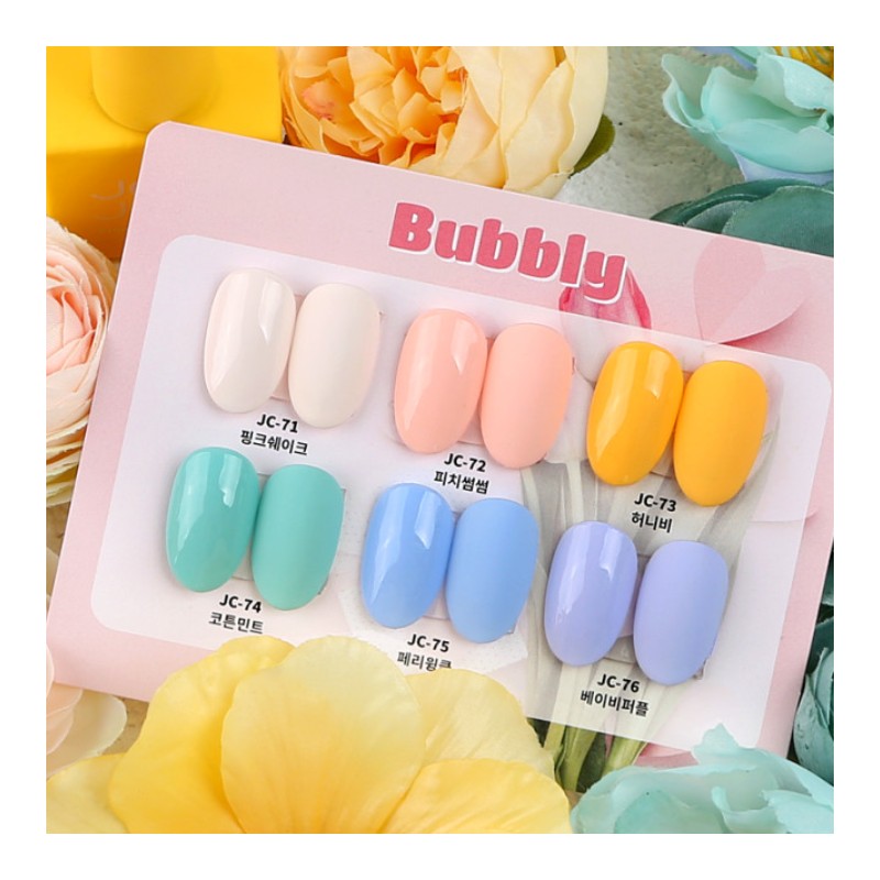 Jello Jello Bubbly Color Gel 6-piece set / 젤로젤로 버블리