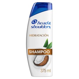 HEAD  SHOULDERS, Shampoo de uso diario, Hidratación Aceite de Coco, 375 ml                                                                            