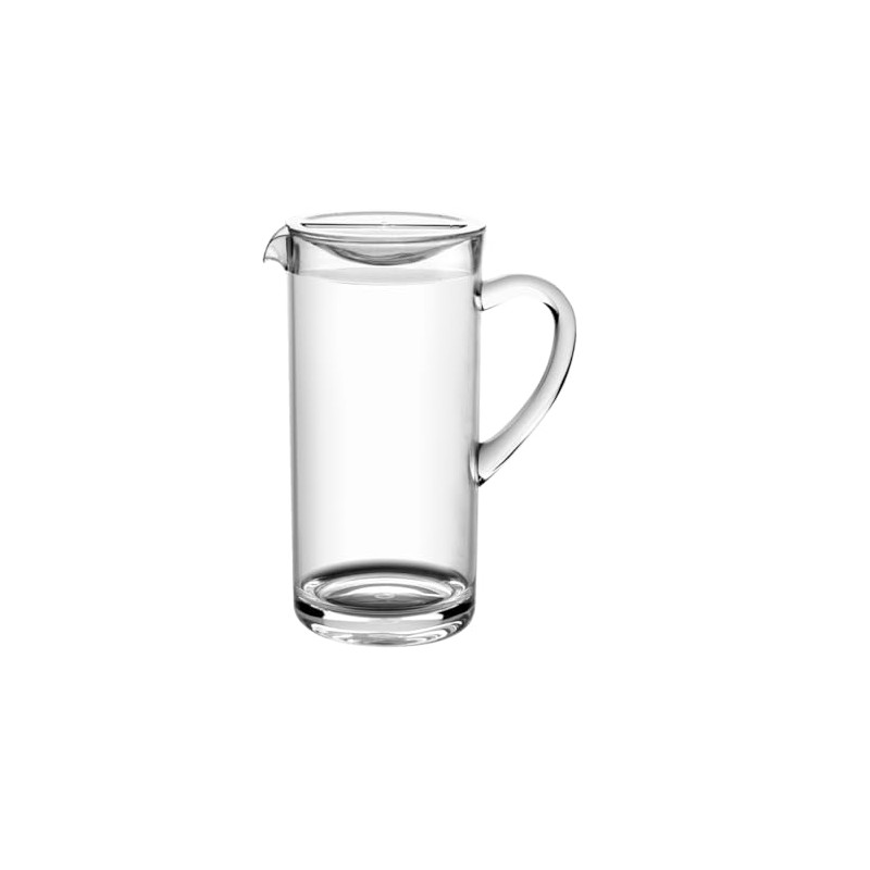 Abode Homewares Montana Cocktail Pitcher with Lid, Indoor/Outdoor, Clear, 60