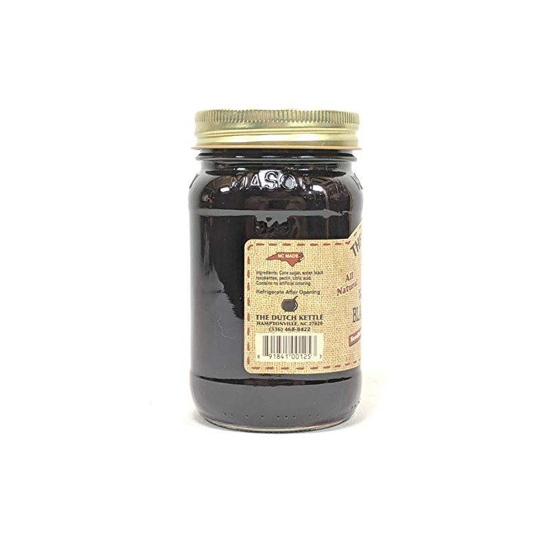 The Dutch Kettle Amish Homemade Style Black Raspberry Seedless Jam