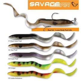 SG LB Real Eel 40cm 147g+9g 10-LBS NL 1+2pcs