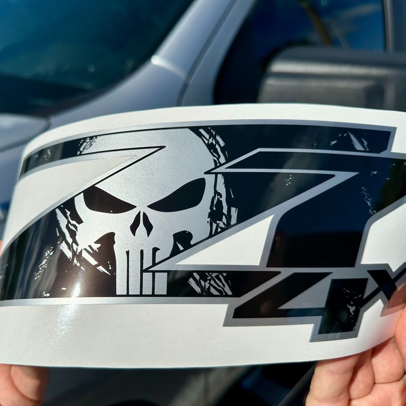 GOLD HOOK Z71 4x4 Off Road Decals for Chevy Silverado,