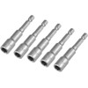 Fixinus 5 Pieces 8 mm Magnetic Socket Wrench Set, 1/4