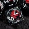 ORIFANTOU DND Dice Set Red Dragon Eye Dice with Box,