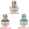 Dsnaduo M12.1-1.75 x 15mm Oversize Piggyback Oil Drain Plug, Stainless
