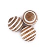 Indus Lifespace Decorative Balls Mango Wood for Centerpiece or Individual