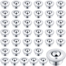 5/8" Roller Ball Transfer Bearing, 40PCS CY-15H Carbon Steel Ball Bearing Rollers, Ball Transfer Bearing Casters Universal for Conveyor, Transmission, Load Capacity 44lbs