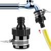 CYSFETENA Stainless Steel Universal Tap Connector, 6.5 cm Tap Hose