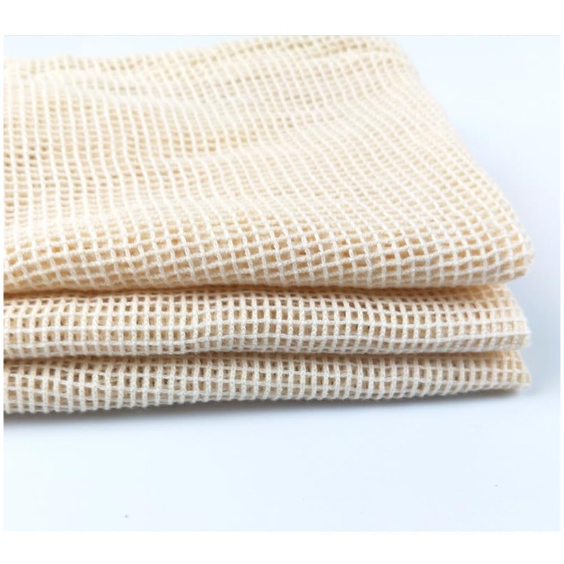 ZONADA Set of 9 Biodegradable Cotton Fruit & Veggie Mesh