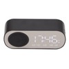 Tatiy Digital Alarm Clock, Portable Radio Alarm Clock Dual Alarm