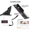 chenyang 4 Port Oculink to PCIe 4.0 X16 Adapter,SFF-8611/8612 to