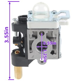 Carbhub RB-K75 Carburetor Fit for Echo DH212 Shindaiwa GT-200 HC-150 HC-160 HC-180 HC-200 PE-200 PPF-210 SHC-210 SHC-211 SHC-212 SRM-210 SRM-211 Replace Part # A021000740 A021000741 A021000742