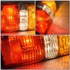 munirater Tail Light Rear Light Tail Lamp Clear Red Halogen
