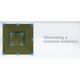 Garden Winds Replacement Canopy Top Cover for The Polenza Gazebo - RipLock 350