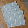 Rustic Embroidery Table Runner Grey 13x72 Inch Rectangle Washable Table