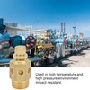 Pneumatic Silencer Brass Air Outlet Adjustable Throttle Silencer 1/2 Inch
