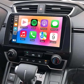 4GB+64GB 9 Inch Android 14 Upgrade Car Stereo Radio for Honda CRV 2017 2018 2019 2020 2021 Touch Screen Car Radio GPS Navigation Multimedia MP5 Player Support AHD Camera Carplay/Android Auto