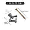30 Pcs Plasterboard Wall Plugs,Drywall Anchors and Drywall Screws Set,Dry